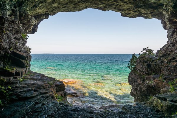 Indian cove and the grotto, ontario