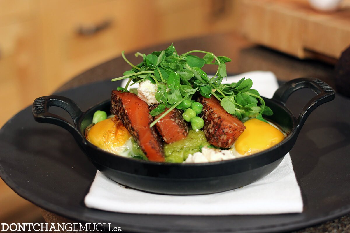 Chef Ned Bell’s Green Eggs and Salmon