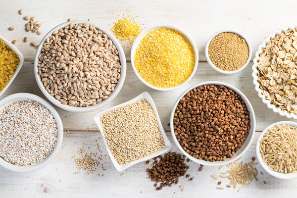 Make at least half of your servings whole grains like brown basmati, barley, quinoa, oats or millet.