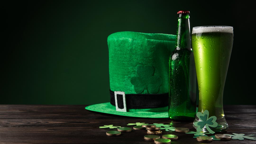 St. Patrick's day drink less