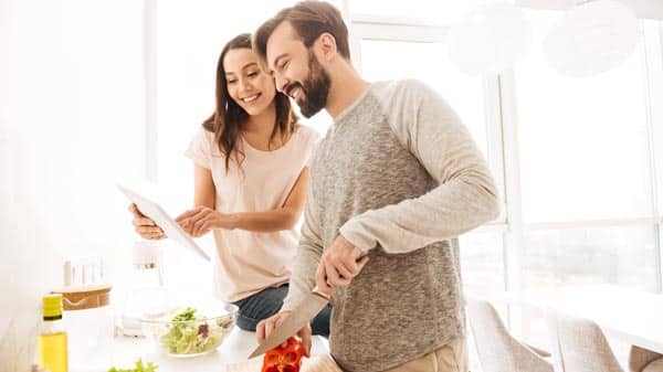 Healthy living - eat healthy with your partner