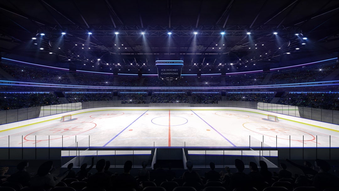 Hockey arena