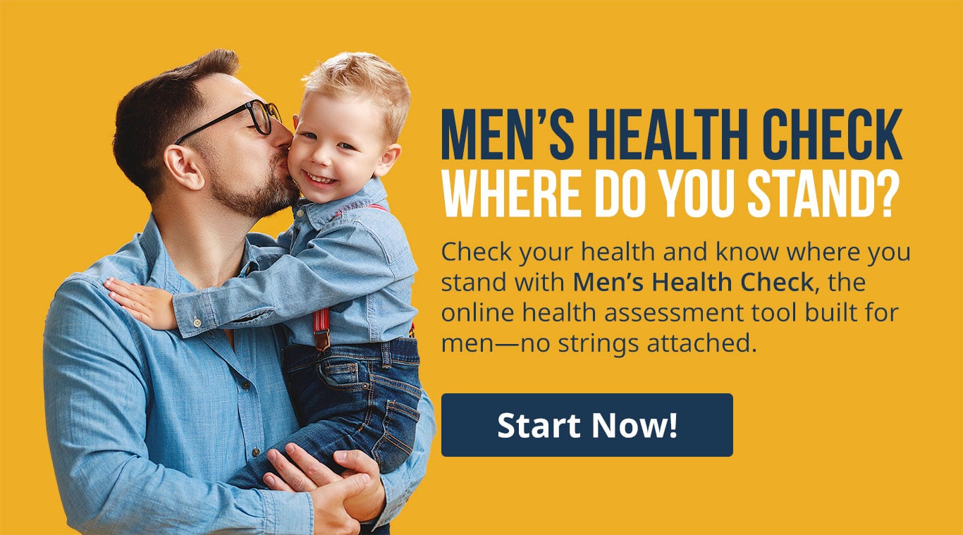 Check your health and know where you stand with Men's Health Check online health assessment tool.