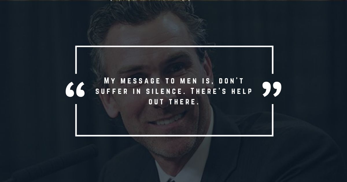 trevor linden quote don't suffer in silence